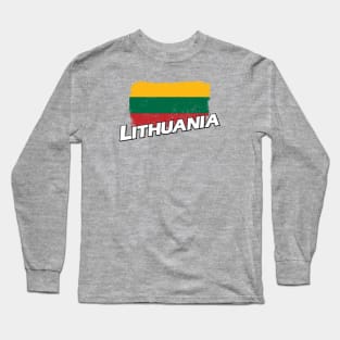 Lithuania flag Long Sleeve T-Shirt